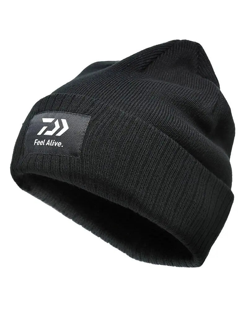 Daiwa Caciula Feel Alive Beanie Hat Black