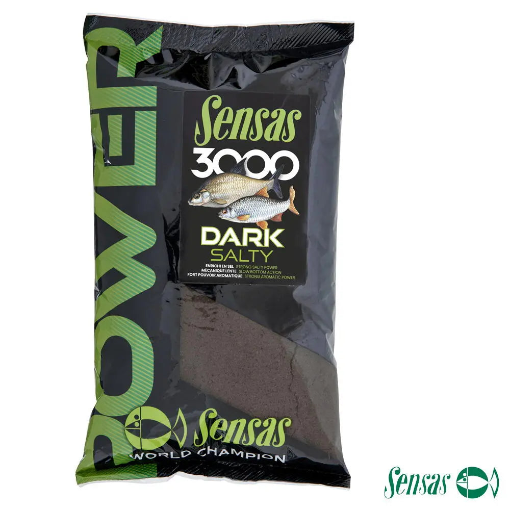 Sensas Nada 3000 Power Dark Salty 1kg