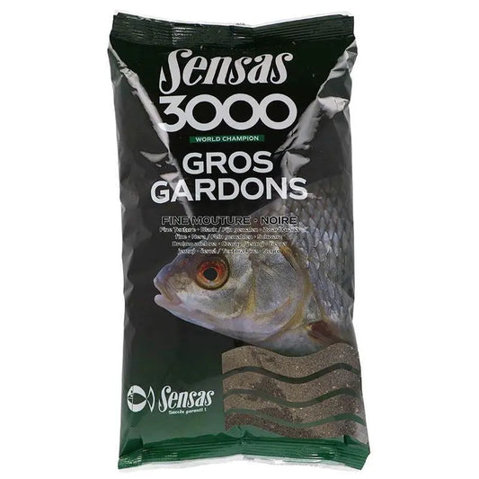 Sensas Nada 3000 Gros Gardons Fine Texture Black 1kg