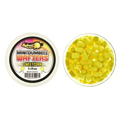 Select Baits Mini Dumbells Wafters Sweetcorn 7 X 11mm