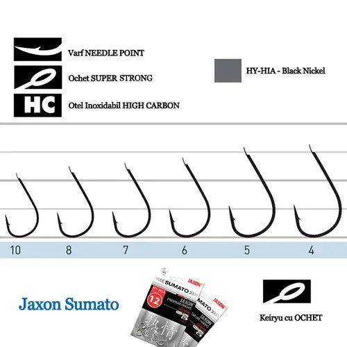 Jaxon Carlige Sumato Keiryu Nr 6 Negru