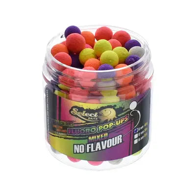 Select Baits Pop-Up Micro Mixed Fluro No Flavour 8mm