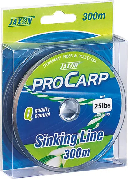 Jaxon Fir Textil Pro Carp Sinking Verde 20lb 10m