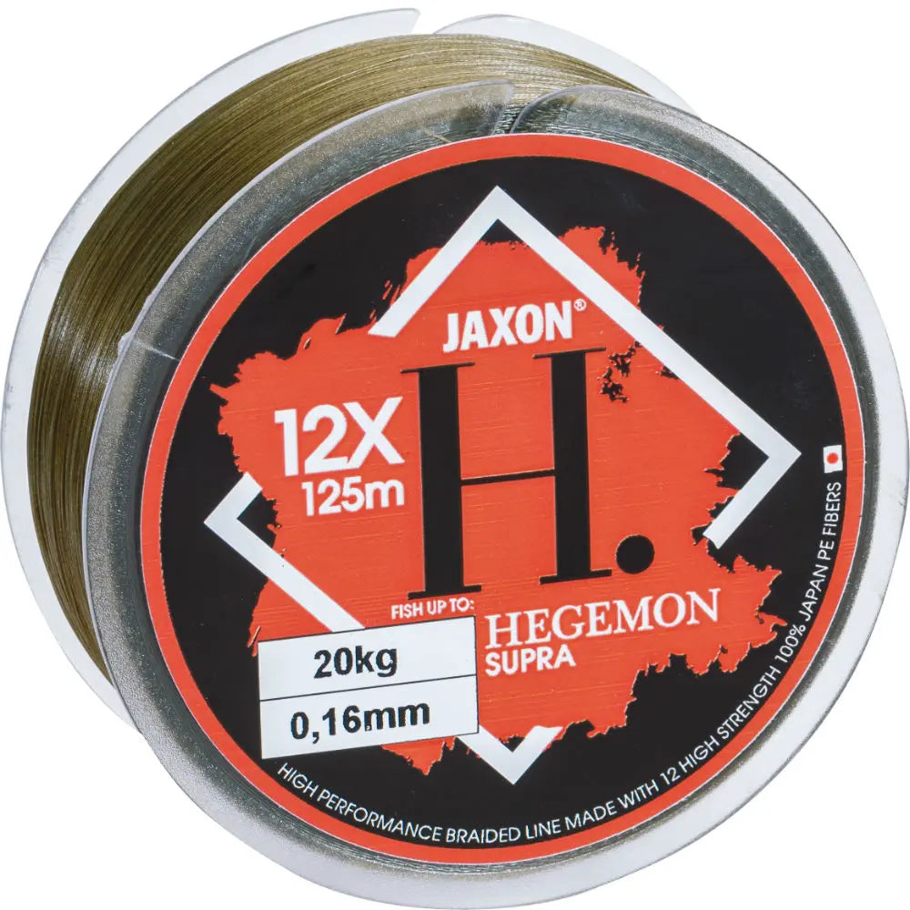 Jaxon Fir Textil Hegemon Supra 12x 125m 0.12mm 11kg