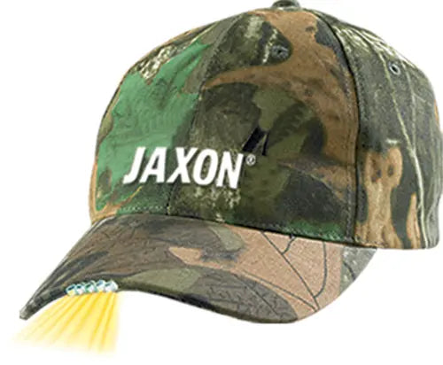Jaxon Sapca Camou Cu Lanterna Clip 5led