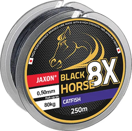 Jaxon Fir Textil Black Horse Pe 8x Catfish 250m 0.40mm 50kg