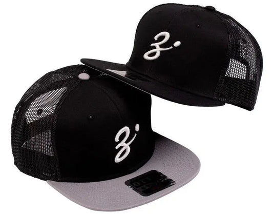 Sapca Zenaq Flat Visor Mesh Black-gray
