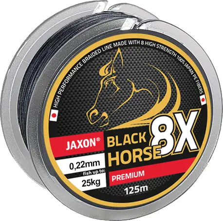 Jaxon Fir Textil Black Horse Pe 8x Premium 125m 0.14mm