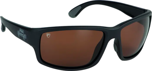 Fox Rage Grey Wrap Sunglasses Brown Lense Mirror Eyewear 113g.
