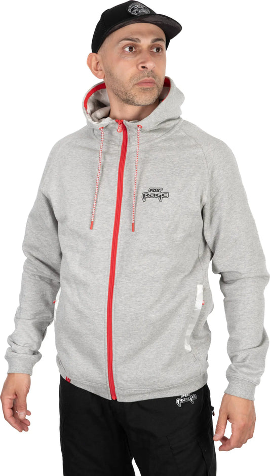 Fox Rage Voyager Zip Hoody Light Grey 2XL 678g.