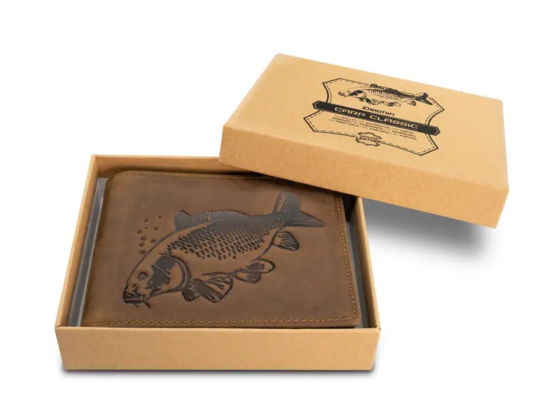Portofel din piele Delphin CARP Classic