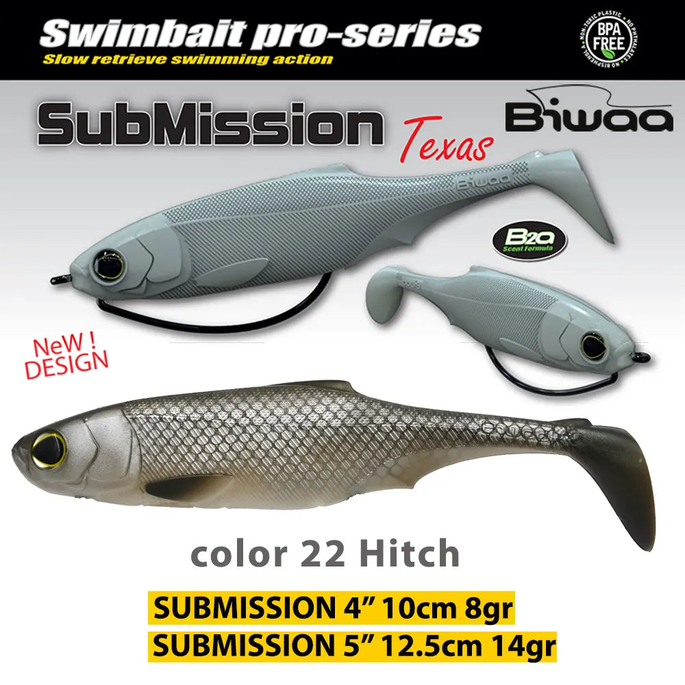 Biwaa Shad Submission 4 10cm 22 Hitch
