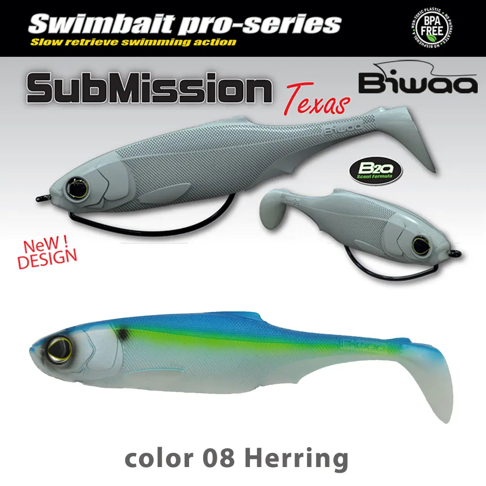Biwaa Shad Submission 5 13cm 08 Herring