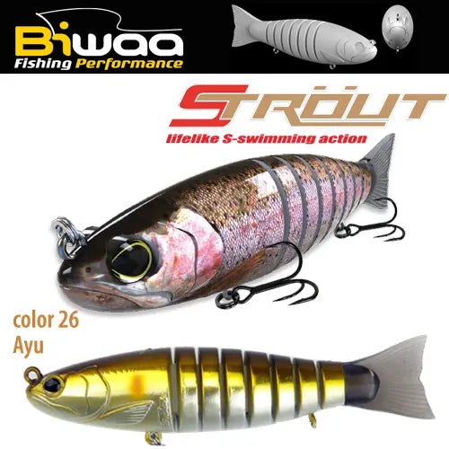 Biwaa Swimbait Strout 6.5 16cm 52gr 26 Ayu