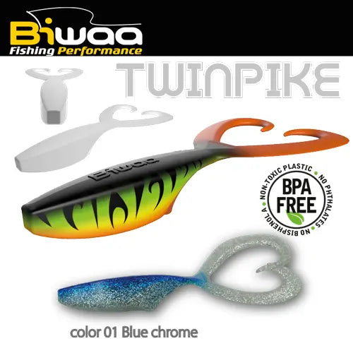 Biwaa Twinpike 6 15cm 24gr 01 Bluechrome