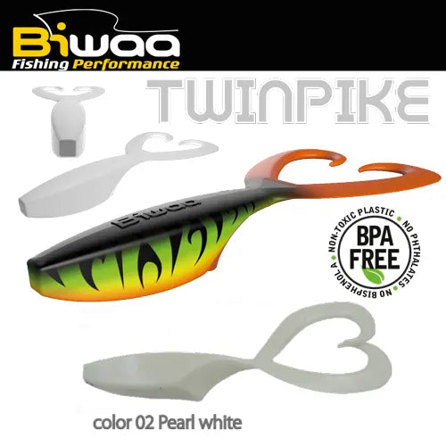 Biwaa Twinpike 6 15cm 24gr 02 Pearl White