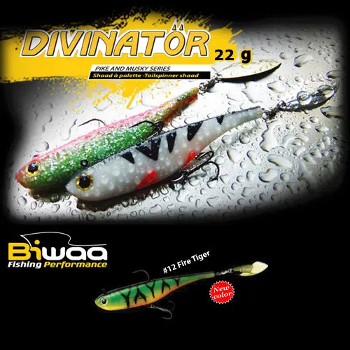 Biwaa Shad Divinator Medium 18cm 35gr 12 Fire Tiger