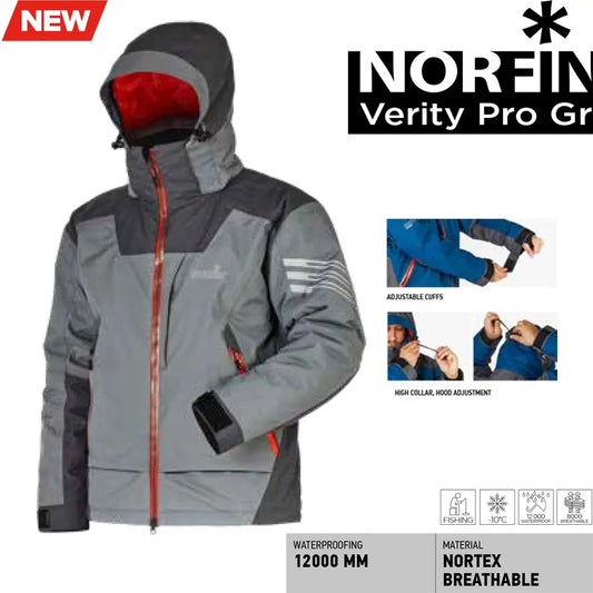 Geaca Iarna Norfin Verity Pro Gray : Marime - M