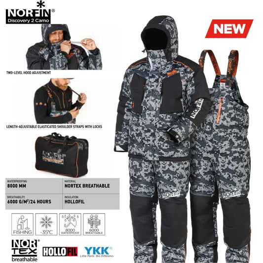Norfin Costum Iarna Discovery 2 Camo : Marime - L