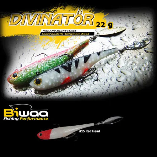 Biwaa Shad Divinator Medium 18cm 35gr 15 Red Head