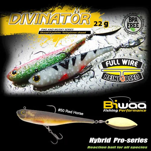 Biwaa Shad Divinator Junior 14cm 22gr 50 Red Horse