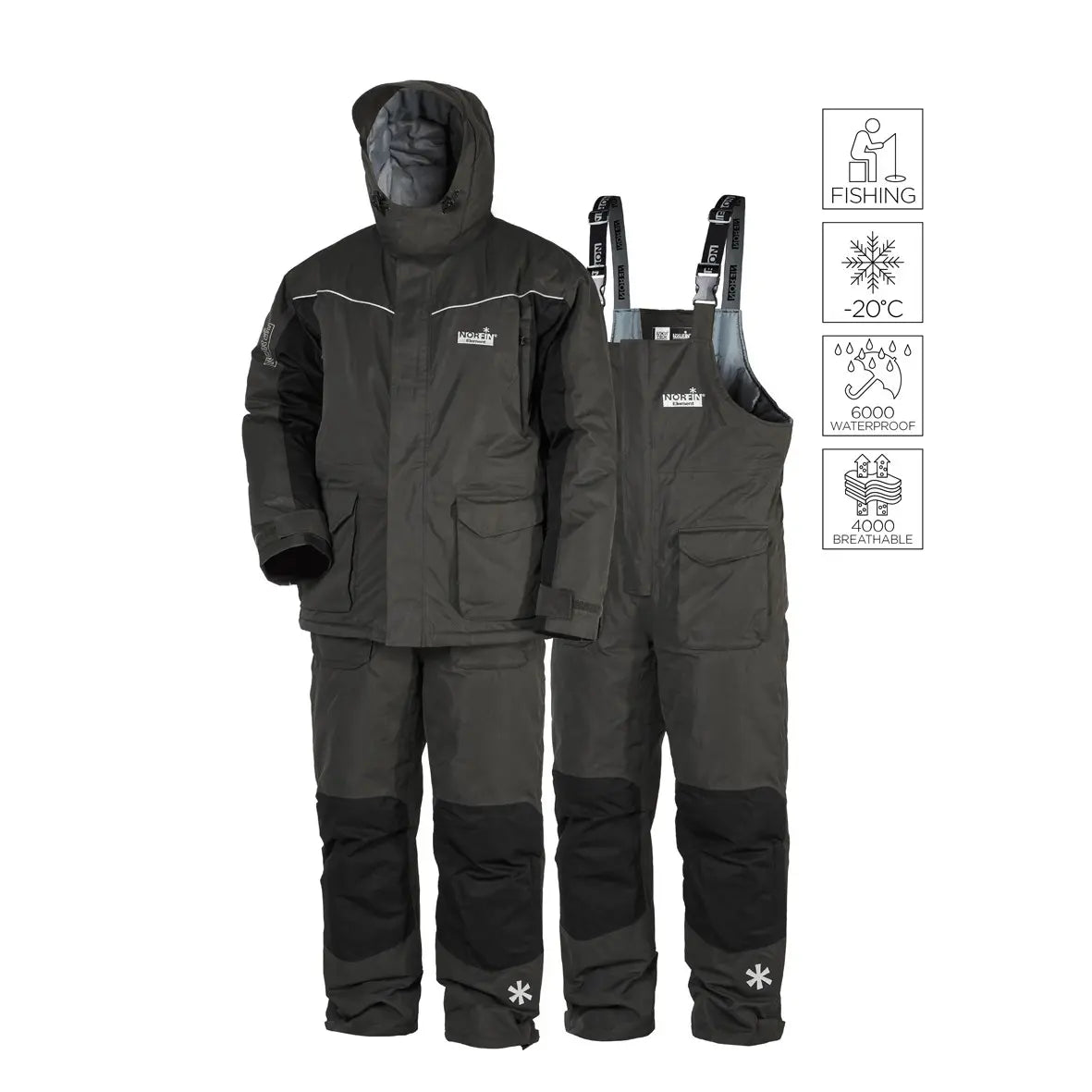 Norfin Costum Iarna Element Gray : Marime - XXXL