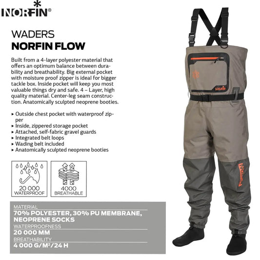 Waders Norfin Flow : Marime - XXXL