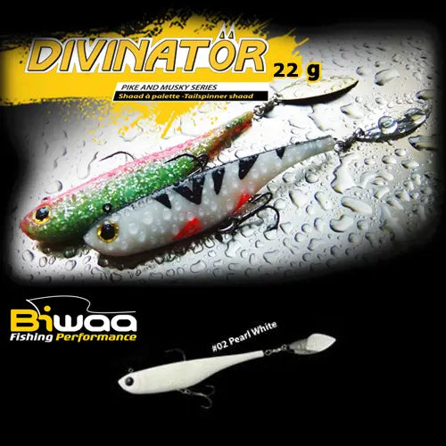 Biwaa Shad Divinator Junior 14cm 22gr 02 Pearl White