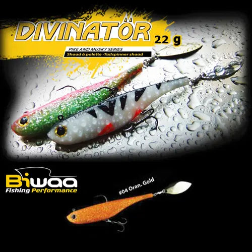Biwaa Shad Divinator Junior 14cm 22gr 04 Orange Gold