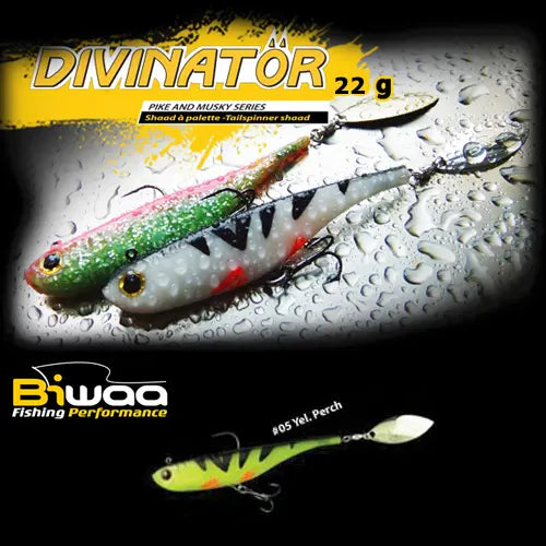 Biwaa Shad Divinator Junior 14cm 22gr 05 Yellow Perch