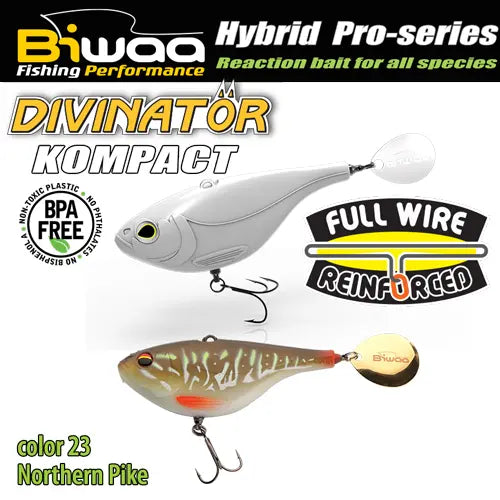 Biwaa Shad Divinator Kompact 50 5cm 20gr 23 Northern Pike