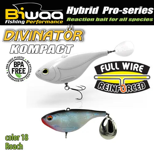 Biwaa Shad Divinator Kompact 50 5cm 20gr 18 Roach