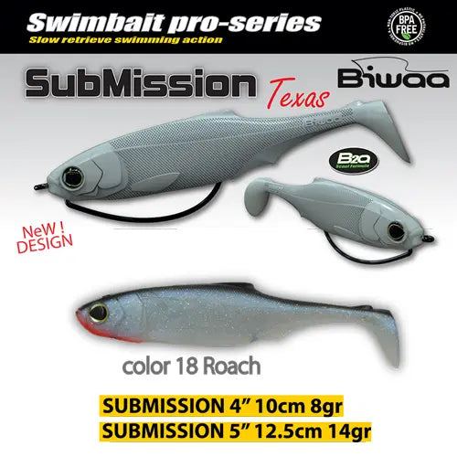 Biwaa Shad Submission 5 13cm 18 Roach