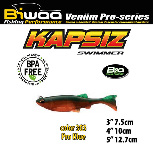 Biwaa Shad Kapsiz 4 10cm 201 Fire Tiger