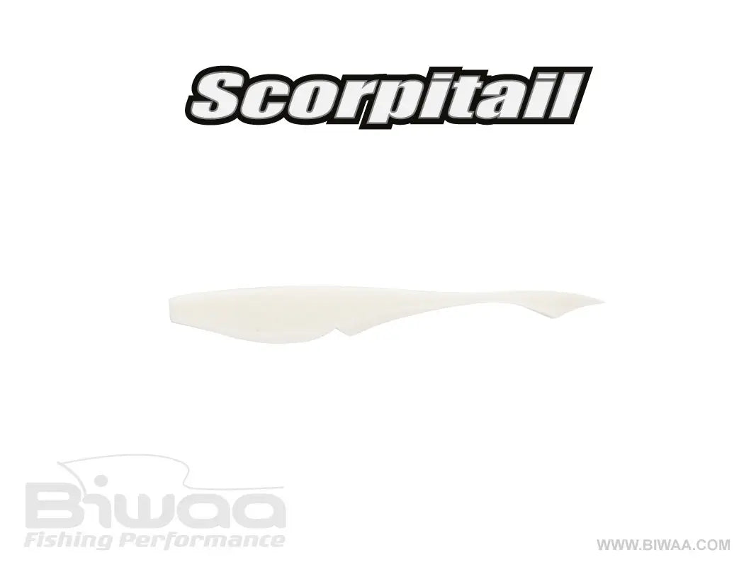 Biwaa Shad Scorpitail 4 10cm 08 Pearl White