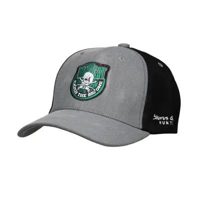 MADCAT SKULL BADGE CAP ONESIZE GREY MELANGE