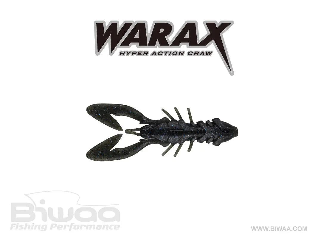 Biwaa Shad Warax 4 10cm 10 Black &amp; Blue