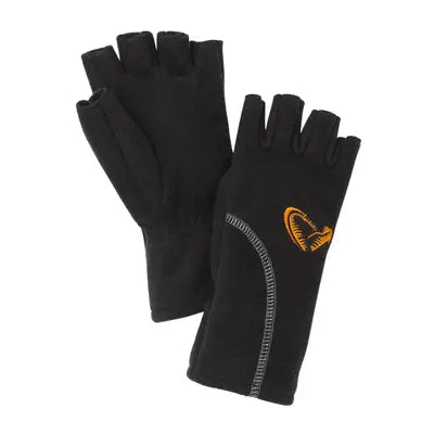 Manusi Savage Gear WIND PRO HALF FINGER L BLACK