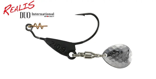 Duo Realis Spin Hook 0.9gr #1/0 Mat Black
