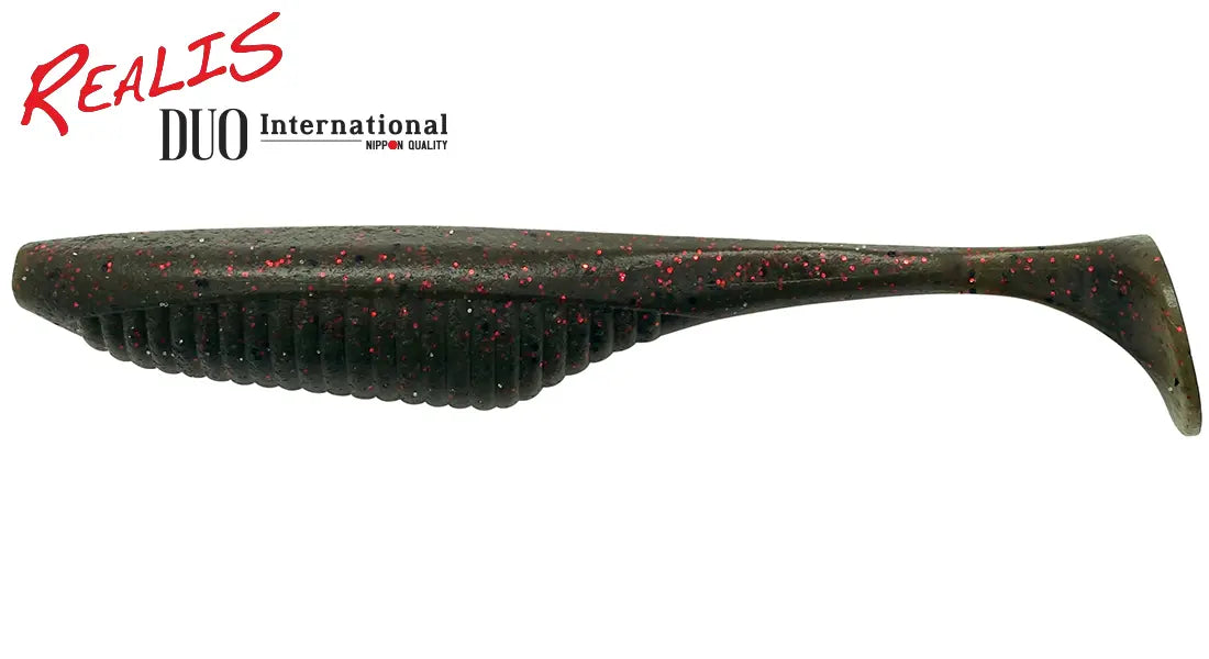 Duo Realis Versa Shad Fat 5 12.5cm F018 Green Pumpkin Red Flake
