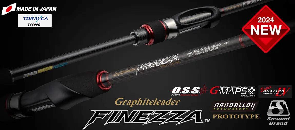 Graphiteleader Finezza Prototype 24gfinps-722l-s Fast 2.18m 0.5-6gr Light