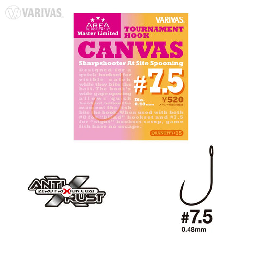 Varivas Carlige Super Trout Area Tournament Canvas Nr.7.5 Sharpshooter At Site Spooning