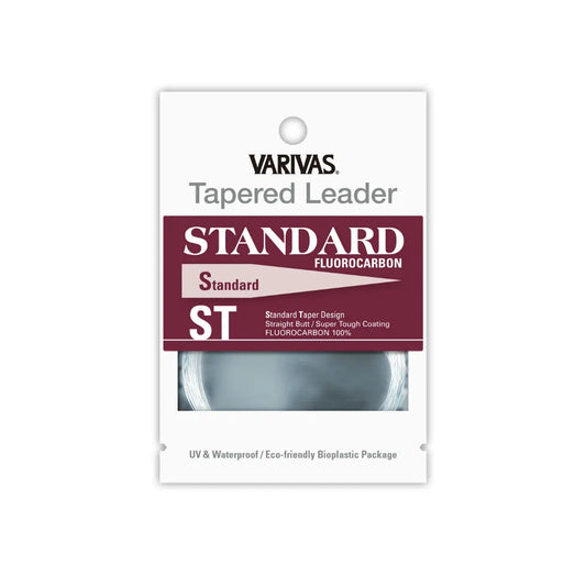 Varivas Inaintas Fly Tapered Leader Standard St Fluorocarbon 6x 9ft 0.140mm-0.45mm