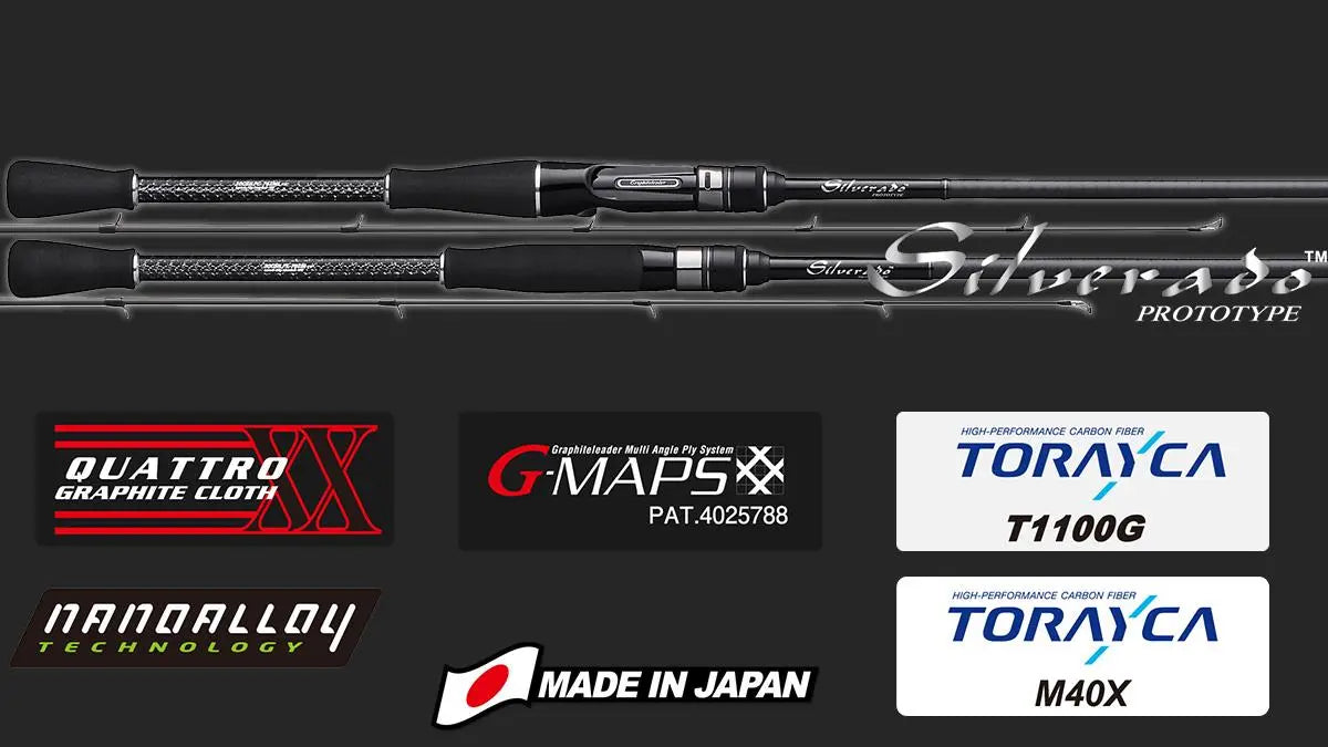 Graphiteleader Silverado Prototype 20gsilpc-762ml Cast Fast 2.29m 3-18gr Medium Light