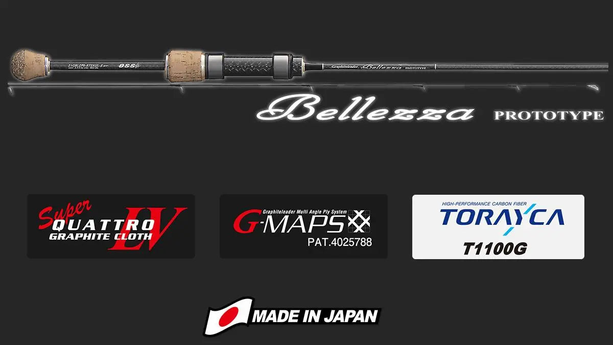 Graphiteleader Bellezza Prototype 21gblzps-5112ul-s-bb Extra Fast 1.80m 0.6-4gr Ultra Light