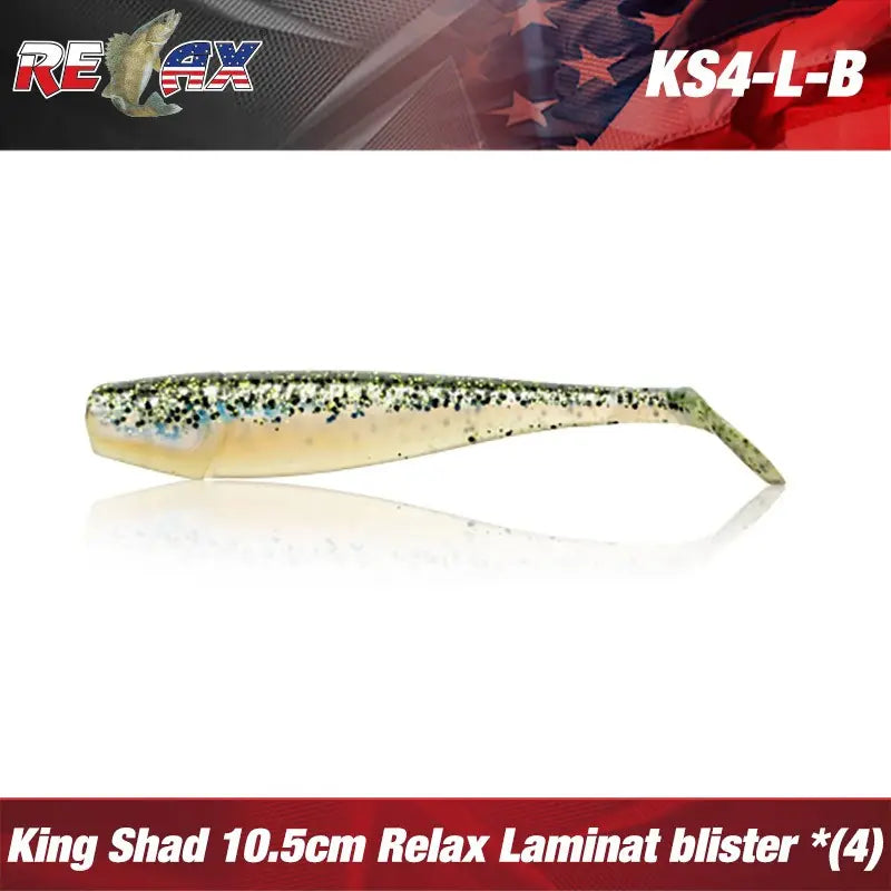 King Shad 10cm Laminat Relax (4buc/plic) : Culoare - L279