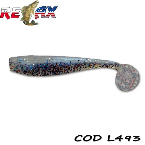 King Shad 10cm Laminat Relax (4buc/plic) : Culoare - L493