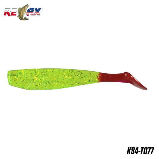 Relax King Shad 10cm Tail Blister *(4) : Culoare - T077