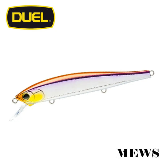 HARDCORE MINNOW FLAT 130F 130mm : Culoare - MEWS - Metallic Smelt
