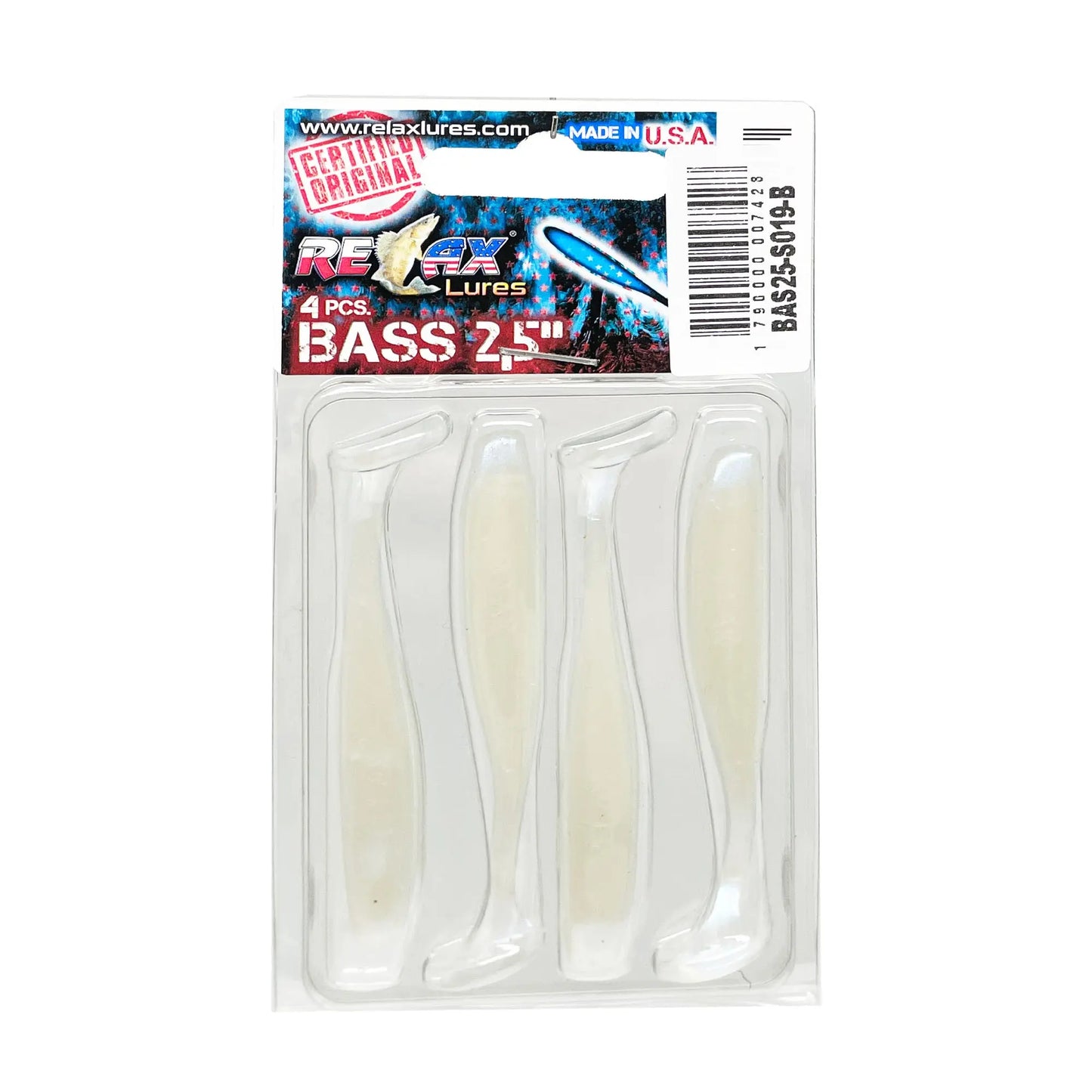 Bass 6,5cm Standard Relax *(4buc/blister) : Culoare - S019